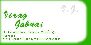 virag gabnai business card